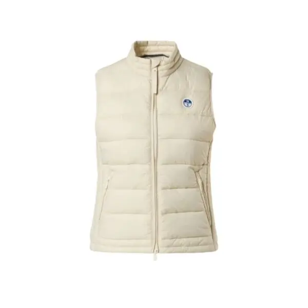 North Sails - Γυναικείο Αμάνικο Μπουφάν Galia Vest 000016-000-012A Λευκό 000016-000-012A
