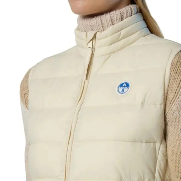 North Sails - Γυναικείο Αμάνικο Μπουφάν Galia Vest 000016-000-012A Λευκό 000016-000-012A