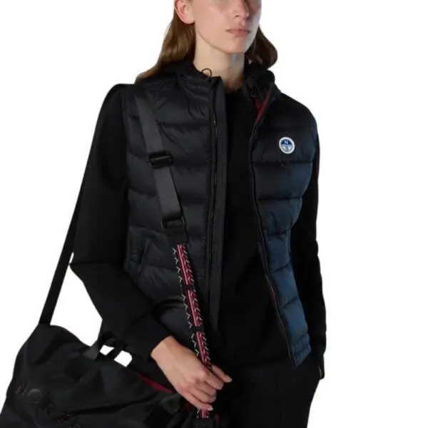 North Sails - Γυναικείο Αμάνικο Μπουφάν Galia Vest 000016-000-0937 Μαύρο 000016-000-0937