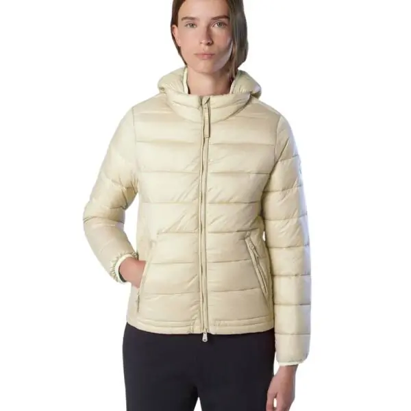 North Sails- Γυναικείο Μπουφάν Puffer Naomi 000015-000-012A Εκρού