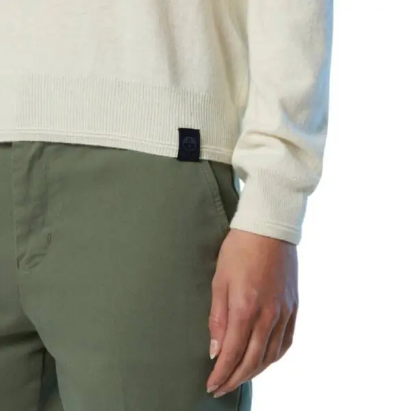 North Sails - Γυναικείο Πουλόβερ Cashmere Blend Sweater 095510-000-0105 Λευκό 095510-000-0105