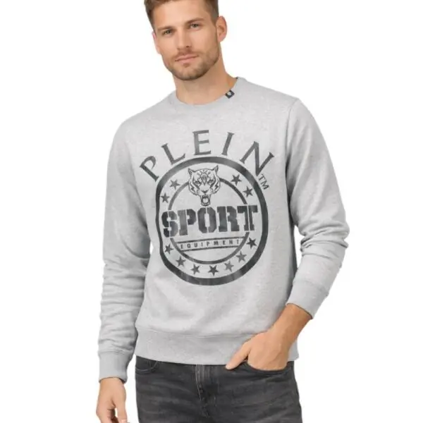 Plein Sport - Ανδρικό Φούτερ FIPS208-94 Γκρι