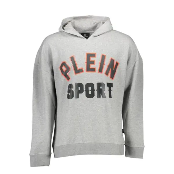 Plein Sport - Ανδρικό Φούτερ με Κουκούλα FIPS220-94 Γκρι FIPS220-94