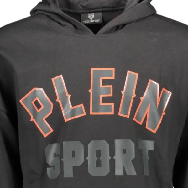 Plein Sport - Ανδρικό Φούτερ με Κουκούλα FIPS220-99 Μαύρο FIPS220-99