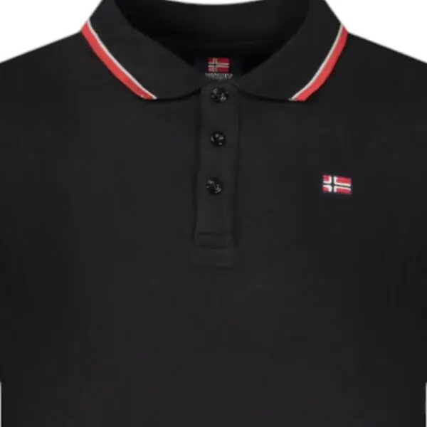 Norway Nautical School - Ανδρική Μπλούζα Μακρυμάνικη Πόλο 848871-BLACK Μαύρο 848871-BLACK