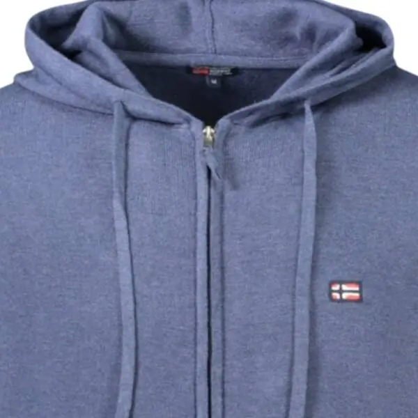Norway Nautical School - Ανδρικό Πουλόβερ Με Φερμουάρ 843105-DENIM Μπλε 843105-DENIM