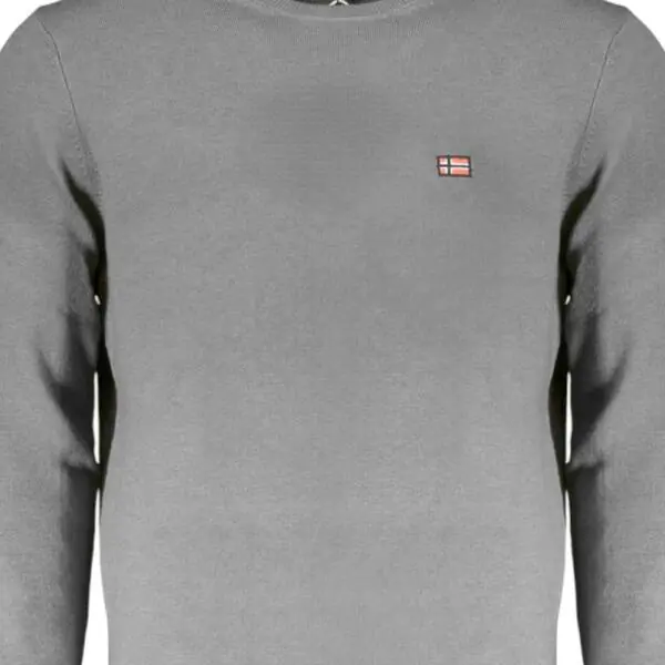 Norway Nautical School - Ανδρικό πουλόβερ Crewneck 833101-FUMO Γκρι 833101-FUMO