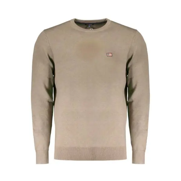 Norway Nautical School - Ανδρικό πουλόβερ Crewneck 833101-NOCE Καφέ