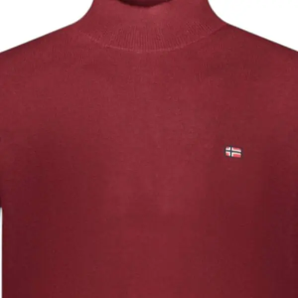 Norway Nautical School - Ανδρικό πουλόβερ Ζιβάγκο 843103-MERLOT Μπορντό 843103-MERLOT