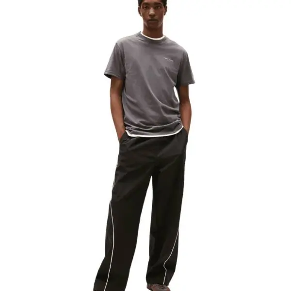 Tommy Hilfiger - Ανδρικό T-shirt Linear Chest Slim Fit DM0DM21780-PT2 Γκρι DM0DM21780-PT2