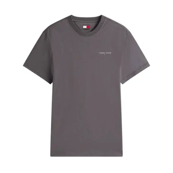 Tommy Hilfiger - Ανδρικό T-shirt Linear Chest Slim Fit DM0DM21780-PT2 Γκρι DM0DM21780-PT2