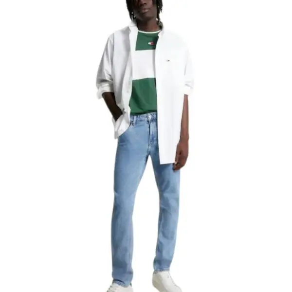 Tommy Hilfiger - Ανδρικό Παντελόνι Τζιν Ryan Slim Tapered Fit DM0DM17413-1A5 Γαλάζιο DM0DM17413-1A5