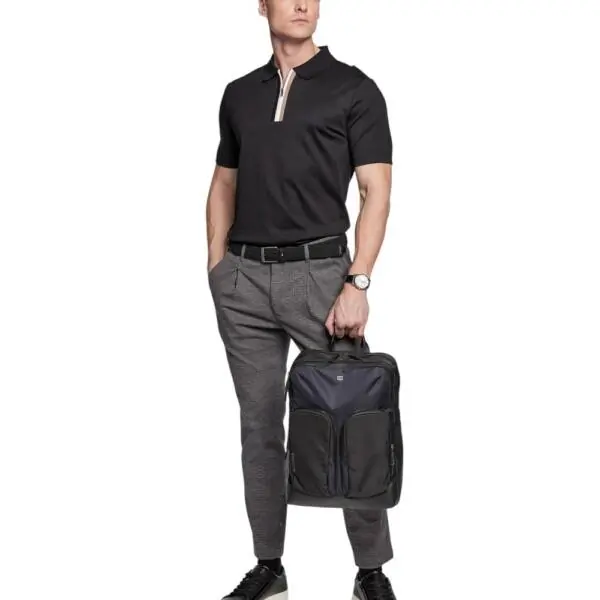 Tommy Hilfiger - Ανδρικό Σακίδιο Th City Commuter Tech Backpack AM0AM10597-DW6 Μπλε Σκούρο AM0AM10597-DW6