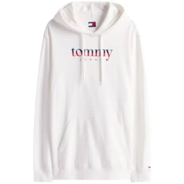 Tommy Hilfiger - Ανδρικό Φούτερ με Κουκούλα Terry DM0DM22642-YBL Εκρού DM0DM22642-YBL
