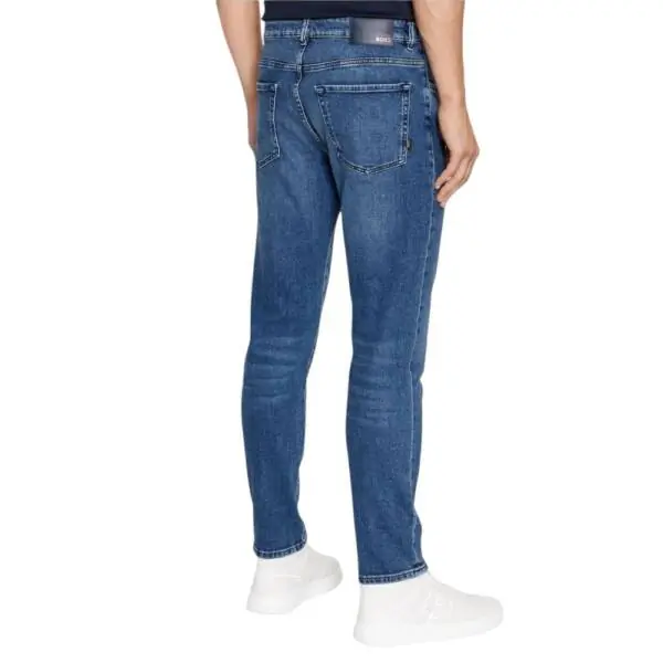Hugo Boss - Ανδρικό Παντελόνι Re Maine Bc-C Compass Regular Jean 50501843-427 Μπλε 50501843-427