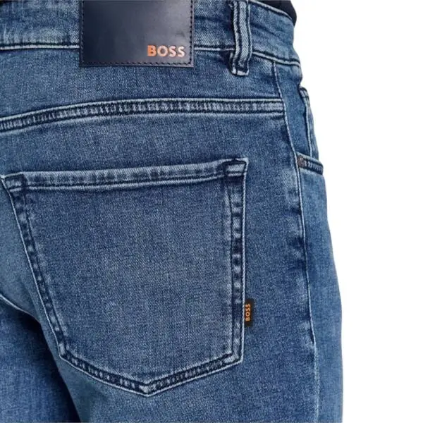 Hugo Boss - Ανδρικό Παντελόνι Re Maine Bc-C Compass Regular Jean 50501843-427 Μπλε 50501843-427