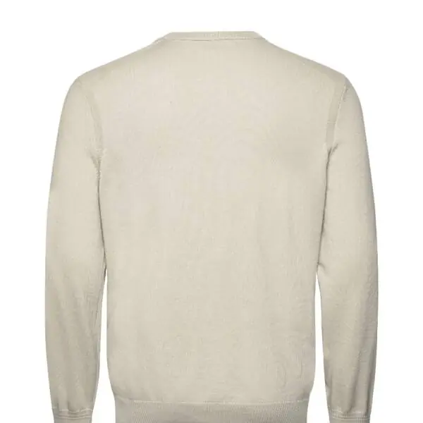 Hugo Boss - Ανδρικό Πουλόβερ Asac_C Knitwear 50508766-271 Μπεζ 50508766-271