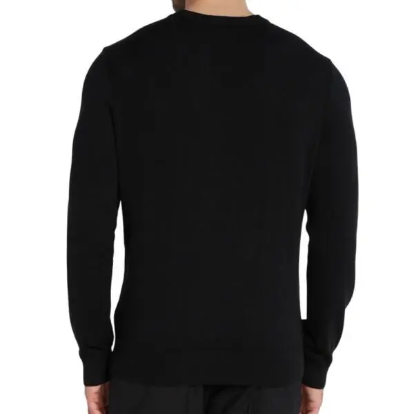 Hugo Boss - Ανδρικό Πουλόβερ Asac_C Knitwear 50508766-001 Μαύρο 50508766-001