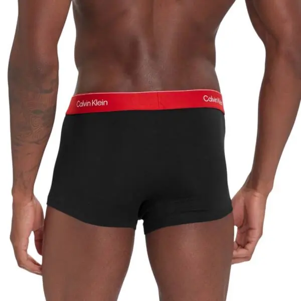 Calvin Klein - Ανδρικά Μποξεράκια 3Pack Icon Cotton Stretch LV00NB4389-0AZ Μαύρο LV00NB4389-0AZ