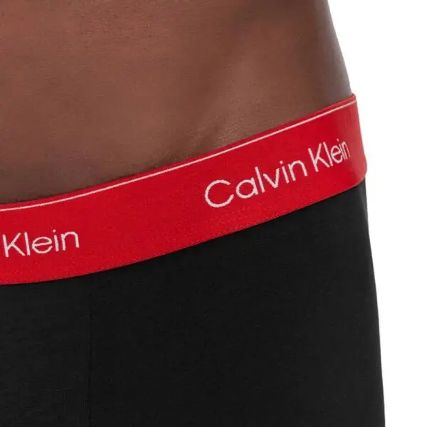 Calvin Klein - Ανδρικά Μποξεράκια 3Pack Icon Cotton Stretch LV00NB4389-0AZ Μαύρο LV00NB4389-0AZ