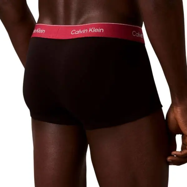Calvin Klein - Ανδρικά Μποξεράκια 3Pack Icon Cotton Stretch LV00NB4389-2VA Μαύρο LV00NB4389-2VA