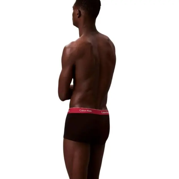 Calvin Klein - Ανδρικά Μποξεράκια 3Pack Icon Cotton Stretch LV00NB4389-2VA Μαύρο LV00NB4389-2VA