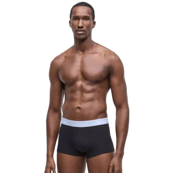 Calvin Klein - Ανδρικά Μποξεράκια 3Pack Icon Cotton Stretch LV00NB4389-R9B Μαύρο LV00NB4389-R9B
