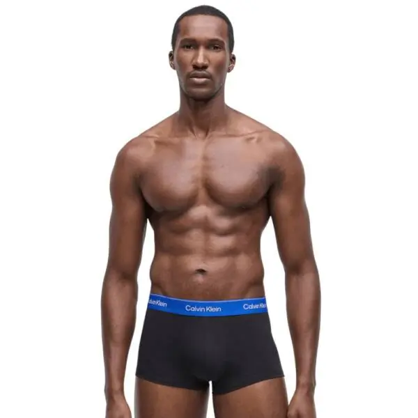 Calvin Klein - Ανδρικά Μποξεράκια 3Pack Icon Cotton Stretch LV00NB4389-R9B Μαύρο LV00NB4389-R9B