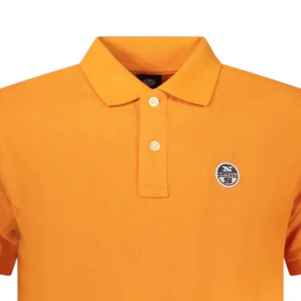 North Sails - Ανδρικό T-shirt Κοντομάνικο Polo 995000-000-0723 Πορτοκαλί 995000-000-0723