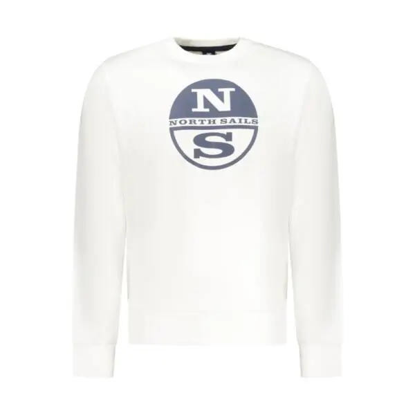 North Sails- Ανδρικό Φούτερ Hoodie Regular Fit 993036-000-0101 Λευκό