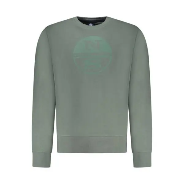 North Sails- Ανδρικό Φούτερ Hoodie Regular Fit 993036-000-0419 Πράσινο