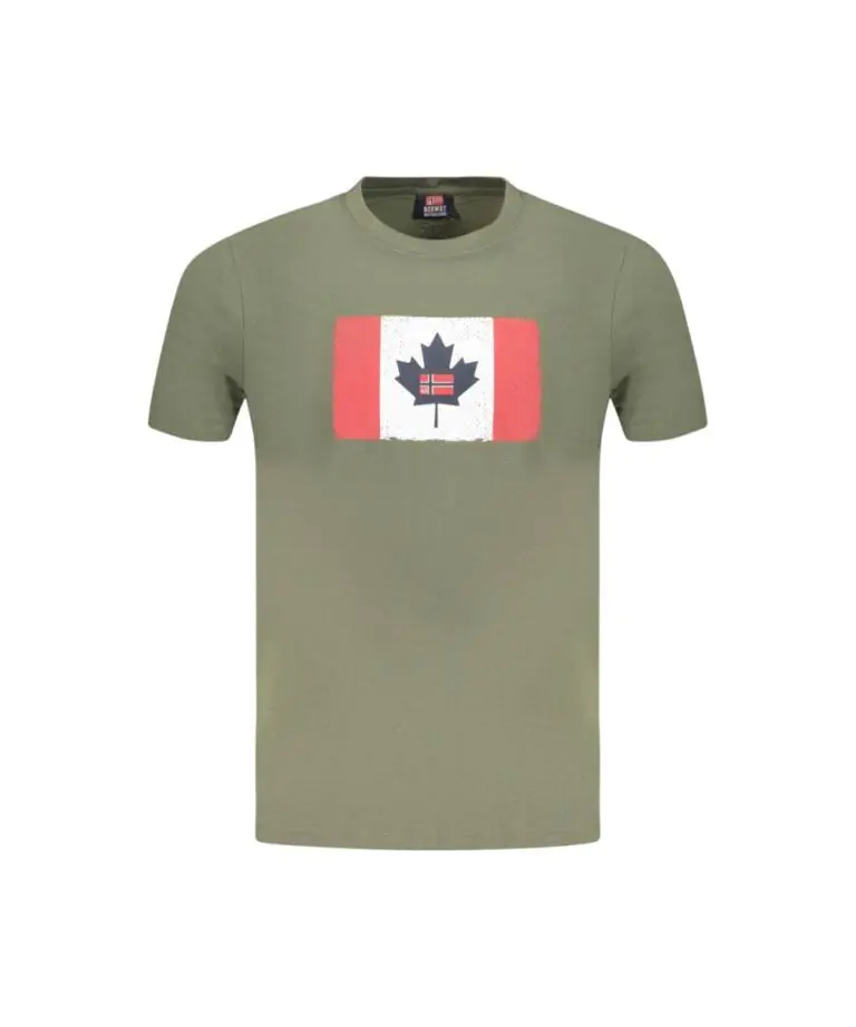 Norway Nautical School - Ανδρικό T-shirt Κοντομάνικο 856040-ARMY Χακί