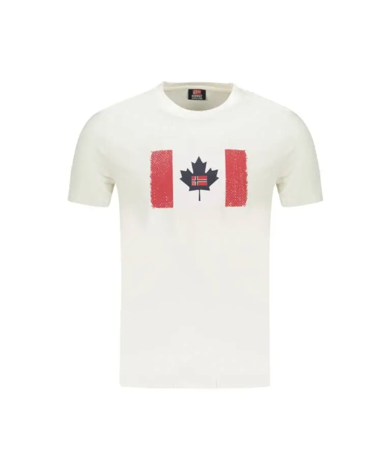Norway Nautical School - Ανδρικό T-shirt Κοντομάνικο 856040-WHITE Λευκό
