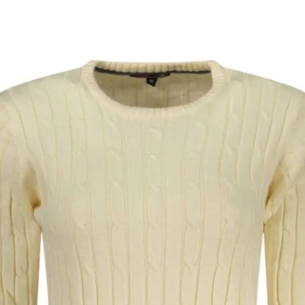 Norway Nautical School - Γυναικείο πουλόβερ Crewneck 853405-OFFWHI Λευκό 853405-OFFWHI