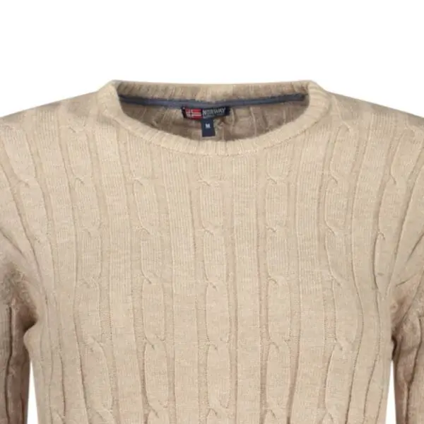 Norway Nautical School - Γυναικείο πουλόβερ Crewneck 853405-ROPEME Μπεζ 853405-ROPEME