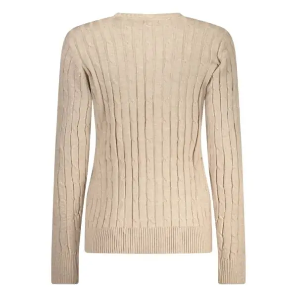 Norway Nautical School - Γυναικείο πουλόβερ Crewneck 853405-ROPEME Μπεζ 853405-ROPEME