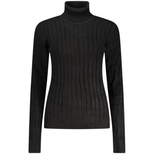 Norway Nautical School - Γυναικείο πουλόβερ Ζιβάγκο Dolcevita 853406-BLACK Μαύρο