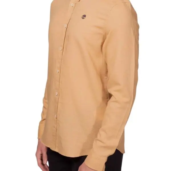Timberland - Ανδρικό Πουκάμισο Lovell Lake Shirt TB0A2DR9-DH4 Μπεζ TB0A2DR9DH4