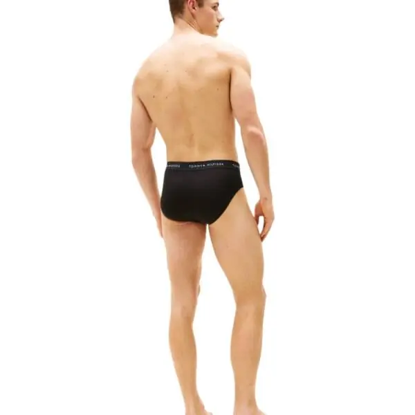 Tommy Hilfiger - Ανδρικά Σλιπ 3Pack Signature Logo Waistband Briefs UM0UM03471-0WE Μαύρο UM0UM03471-0WE