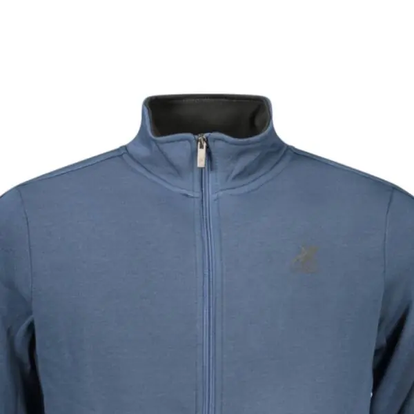 U.S.Grand Polo - Ανδρική Ζακέτα με Φερμουάρ Fossile AU02821-A7400 Μπλε AU02821-A7400