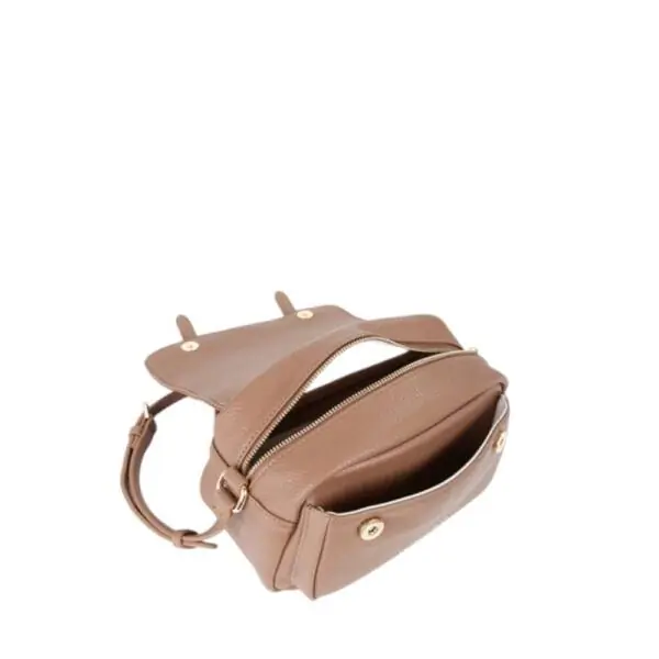 Valentino Bags - Γυναικεία Τσάντα Ώμου Wamy Re VBS9HS37-401 Καφέ Ανοιχτό VBS9HS37-401