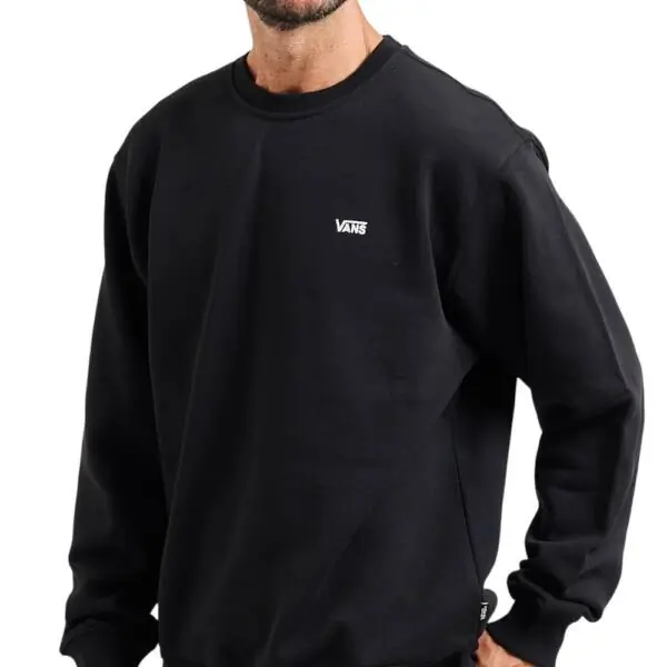 Vans - Ανδρικό Φούτερ Left Chest Ii Loose Crew VN000P20-BLK Μαύρο VN000P20-BLK