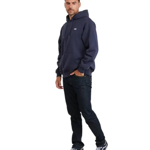 Vans - Ανδρικό Φούτερ Με Κουκούλα Left Chest Ii Loose Po VN000P21-JDU Μπλε Ναυτικό VN000P21-JDU