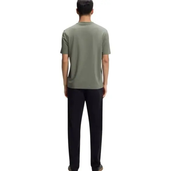 Hugo Boss - Ανδρικό T-shirt Tchup Relaxed Fit 50473278-077 Πράσινο Σκούρο 50473278-077