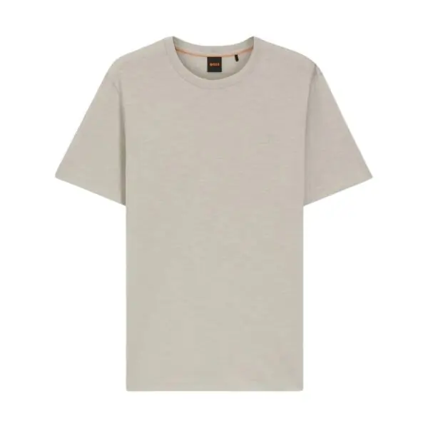 Hugo Boss - Ανδρικό T-shirt Tegood Regular Fit 50508243-070 Μπεζ 50508243-070