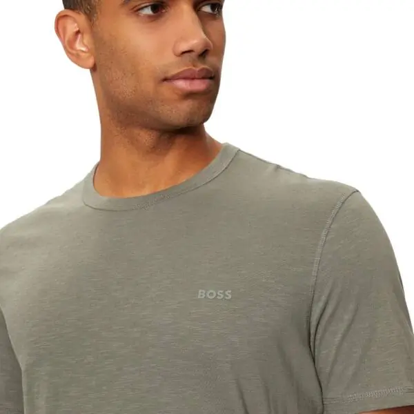 Hugo Boss - Ανδρικό T-shirt Tegood Regular Fit 50508243-076 Χακί 50508243-076