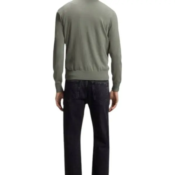 Hugo Boss - Ανδρικό Πουλόβερ Kanovanos 50527583-076 Λαδί 50527583-076