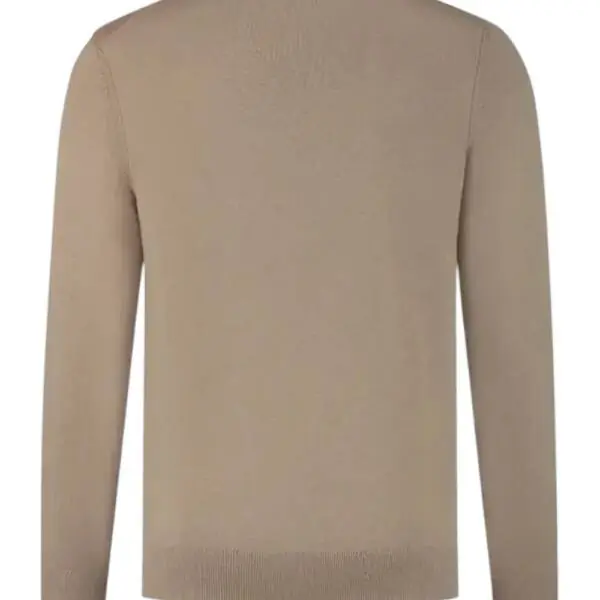 Hugo Boss - Ανδρικό Πουλόβερ Kanovanos 50527583-346 Καφέ Ανοιχτό 50527583-346