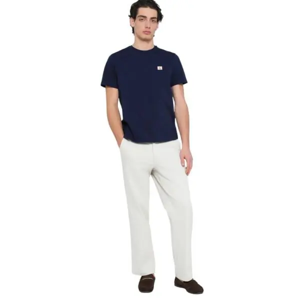 Calvin Klein - Ανδρικό T-shirt Cotton Badge Regular Fit LV04RC272G-WFW Μπλε Σκούρο LV04RC272G-WFW