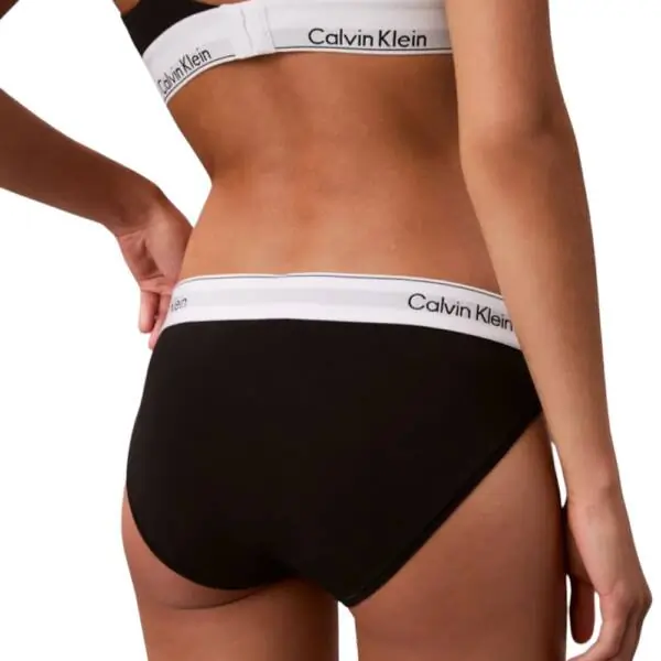 Calvin Klein - Γυναικείο Slip Icon Cotton Modal LV00QF8520-UB1 Μαύρο LV00QF8520-UB1